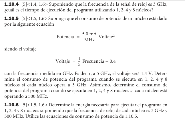 Ejercicio 1.10 de Hennessy y Patterson, captura 3