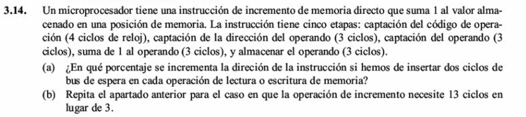Ejercicio 3.14 de Stallings 7