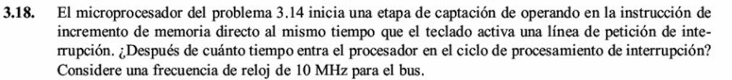 Ejercicio 3.18 de Stallings 7